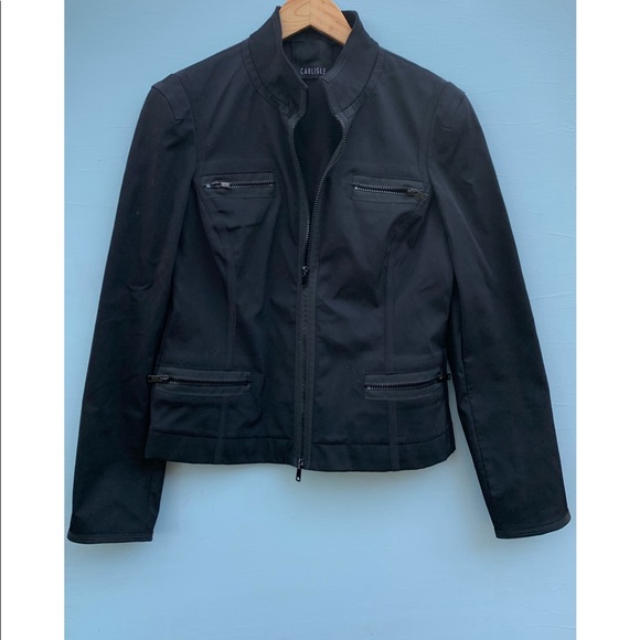 Carlisle Black Moto Jacket